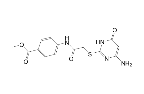 methyl 4-({[(4-amino-6-oxo-1,6-dihydro-2-pyrimidinyl)sulfanyl]acetyl}amino)benzoate