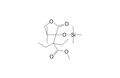 Methyl 2-ethyl-2-(4,4-diethyl-2-oxo-3-trimethylsilyloxy-tetrahydrofuran-3-yl)butyrate