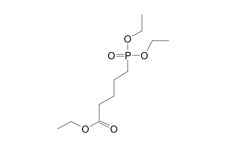 Pentanoic acid, 5-(diethoxyphosphinyl)-, ethyl ester