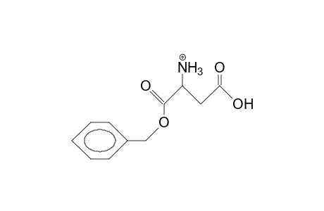 2-Ammonio-succinic acid, benzyl ester cation