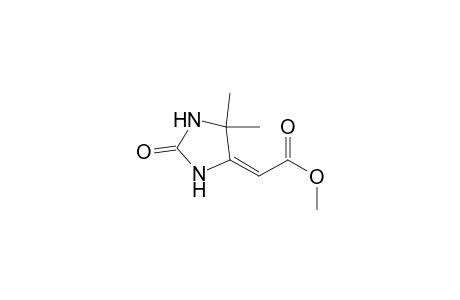 E-4,4-dimethyl-5-methoxycarbonylmethyleneimidazolidin-2-one