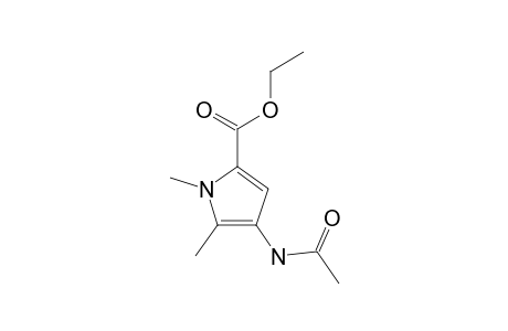 4-ACETYLAMINO-1,5-DIMETHYLPYRROL-2-CARBONSAEURE-ETHYLESTER