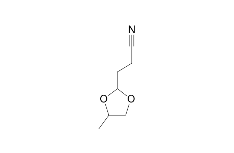 1,3-Dioxolane-2-propanenitrile, 4-methyl-