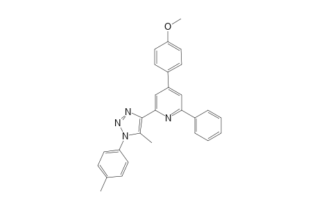 4-(4-Methoxyphenyl)-2-(5-methyl-1-(p-tolyl)-1H-1,2,3-triazol-4-yl)-6-phenylpyridine