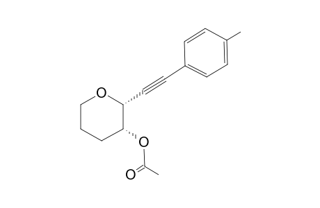 (2R*,3R*)-3-Acetoxy-2-(2-p-tolyl)ethynyltetrahydropyran