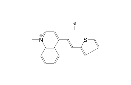 quinolinium, 1-methyl-4-[(E)-2-(2-thienyl)ethenyl]-, iodide