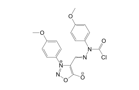 3-(4-Methoxyphenyl)sydnon-4-ylformaldehyde alpha-chloroformyl-4-methoxyphenylhydrazone