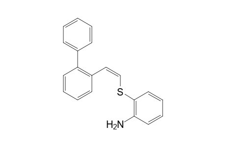 (Z)-2-[2-(Biphenyl-2-yl)vinylthio]aniline