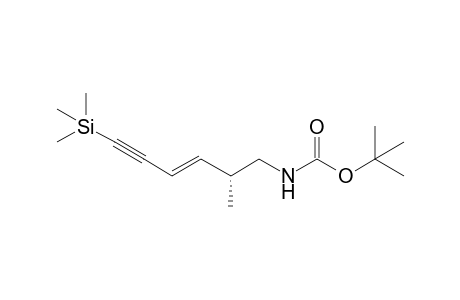 tert-Butyl N-[(2R,3E)-2-methyl-6-(1,1,1-trimethylsilyl)-3-hexen-5-ynyl]carbamate