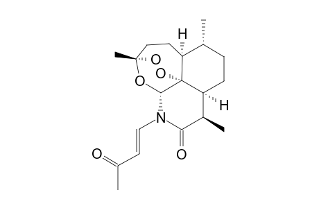 E-11-N-[1-(3-OXO-BUTYL)-ETHYL]-AZA-ARTEMISININ