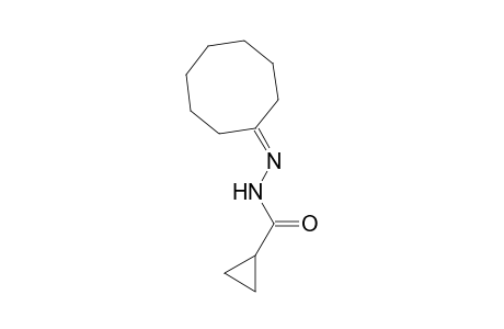 Cyclopropanecarboxylic acid, hydrazide, N2-cyclooctylideno-
