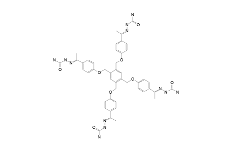 1-[4-[2,4,5-TRI-(4-ACETYLPHENOXYMETHYL)-BEZYLOXY]-PHENYL]-1-ETHANONE-N-AMINOCARBONYLSEMICARBAZONE