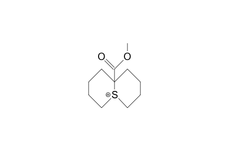 6-Methoxycarbonyl-1-thionia-trans-decalin cation