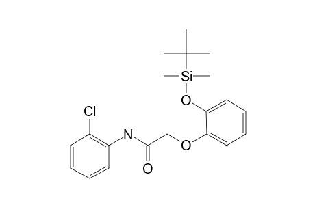 N-(2-Chlorophenyl)-2-(2-hydroxyphenoxy)acetamide, tbdms derivative