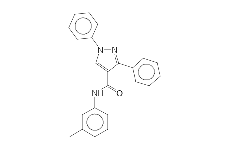 N-(3-methylphenyl)-1,3-diphenyl-4-pyrazolecarboxamide