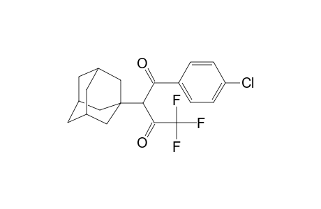 2-Adamantan-1-yl-1-(4-chloro-phenyl)-4,4,4-trifluoro-butane-1,3-dione