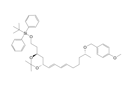 (E,E)-1-tert-Butyldiphenylsilyloxy-13-p-methoxybenzyloxy-3,5-di-O-isopropylidenetetradeca-6,8-diene