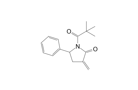 (S)-1-(2,2-dimethyl-1-oxopropyl)-3-methylene-2-oxo-5-phenylpyrrolidine