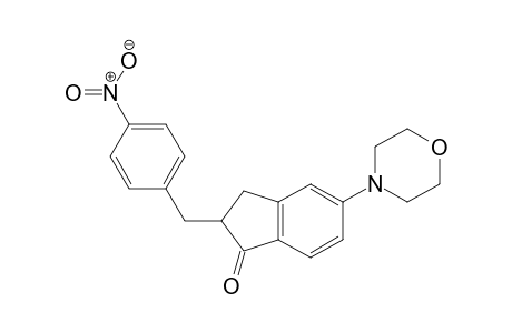 5-Morpholino-2-(4-nitrobenzyl)-2,3-dihydro-1H-inden-1-one