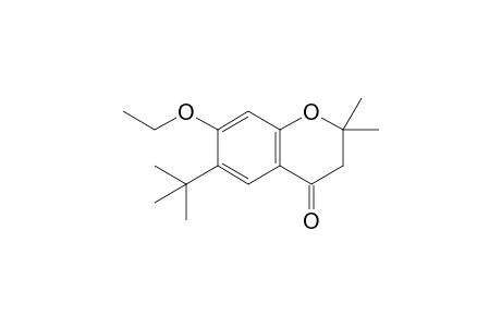 7-Ethoxy-6-(t-butyl)-2,2-dimethyl-4-chromanone