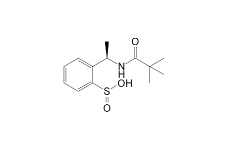 2-[(1R)-1-(pivaloylamino)ethyl]benzenesulfinic acid