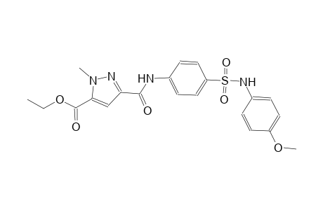 ethyl 3-({4-[(4-methoxyanilino)sulfonyl]anilino}carbonyl)-1-methyl-1H-pyrazole-5-carboxylate