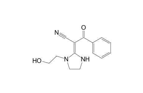 (2E)-2-[1-(2-hydroxyethyl)-2-imidazolidinylidene]-3-oxo-3-phenylpropanenitrile