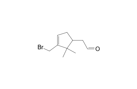 3-Bromomethyl-2,2-dimethyl-3-cyclopentenylethanal