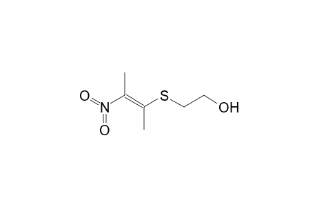 2-[(E)-1-methyl-2-nitro-prop-1-enyl]sulfanylethanol
