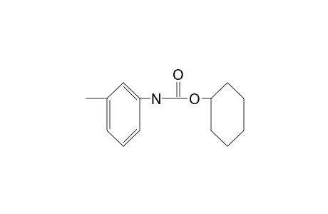 m-methylcarbanilic acid, cyclohexyl ester