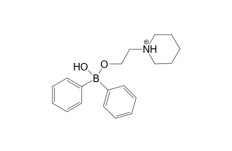 diphenylhydroxo[2-(1-piperidinium)ethoxy]borate
