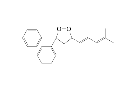 5-[(1E)-4-Methyl-1,3-pentadien-1-yl]-3,3-diphenyl-1,2-dioxolane