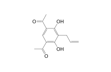 1-(5-acetyl-2,4-dihydroxy-3-prop-2-enylphenyl)ethanone