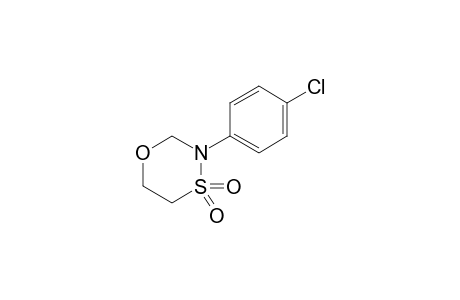 3-(4-Chlorophenyl)tetrahydro-1,4,3-oxathiazine 4,4-dioxide