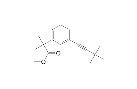 1,5-Cyclohexadiene-1-acetic acid, 5-(3,3-dimethyl-1-butynyl)-.alpha.,.alpha.-dimethyl-, methyl ester