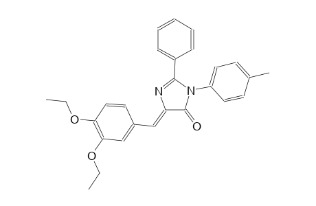 (5Z)-5-(3,4-diethoxybenzylidene)-3-(4-methylphenyl)-2-phenyl-3,5-dihydro-4H-imidazol-4-one