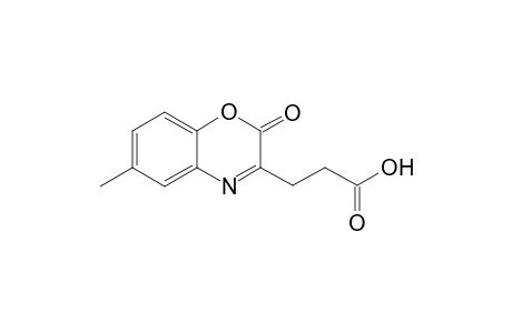 3-(6-Methyl-2-oxo-2H-1,4-benzoxazin-3-yl)propanoic acid