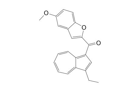 (3-ethyl-1-azulenyl)-(5-methoxy-2-benzofuranyl)methanone