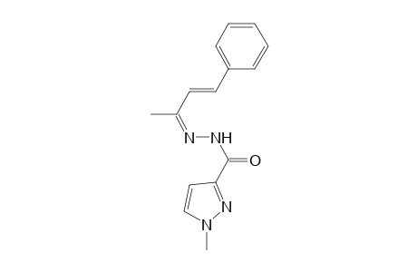 1-Methyl-N'-[(Z,2E)-1-methyl-3-phenyl-2-propenylidene]-1H-pyrazole-3-carbohydrazide