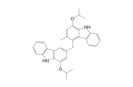 1-Isopropoxy-4-[1'-isopropoxy-3'-methylene-9'H-carbazole]-3-methyl-9H-carbazole