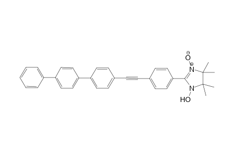 4,4,5,5-Tetramethyl-2-(4'-[1,1':4',1"]terphenyl-4'-ylethynyl)-4,5-dihydro-1H-imidazole - 1-oxyl - 3-oxide