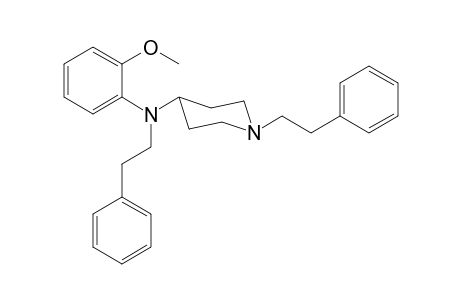 N-(2-Methoxyphenyl)-N-(2-phenylethyl)-1-(2-phenylethyl)piperidin-4-amine