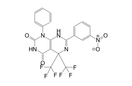 7-(3-nitrophenyl)-1-phenyl-5,5-bis(trifluoromethyl)-5,8-dihydropyrimido[4,5-d]pyrimidine-2,4(1H,3H)-dione