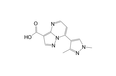 7-(1,3-dimethyl-1H-pyrazol-4-yl)pyrazolo[1,5-a]pyrimidine-3-carboxylic acid