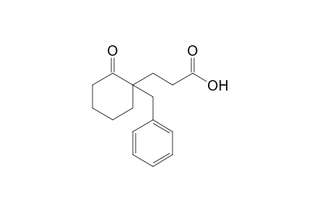 1-benzyl-2-oxocyclohexanepropionic acid