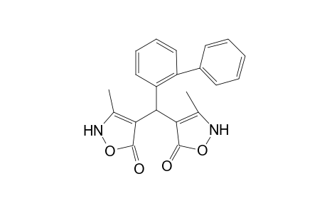 Bis-(3-methylisoxazol-5(2H)-on-4-yl)-2'-biphenylylmethane