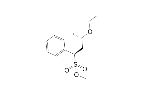 (1R,3S)-Methyl 3-ethoxy-1-phenyl-butane-1-sulfonate