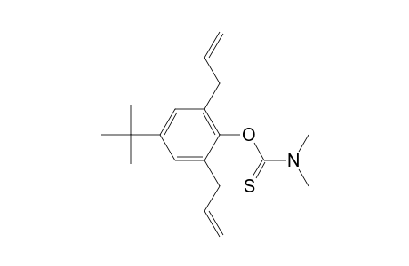 Carbamothioic acid, dimethyl-, O-[4-(1,1-dimethylethyl)-2,6-di-2-propenylphenyl]ester