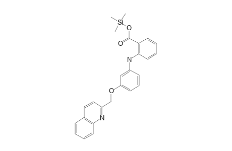 2-[[3-(2-Quinolinylmethoxy)phenyl]amino]benzoic acid, tms