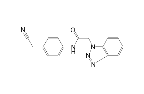 1H-1,2,3-benzotriazole-1-acetamide, N-[4-(cyanomethyl)phenyl]-